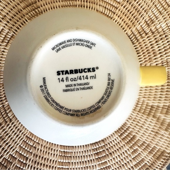 Starbucks Matte Ceramic Winking Eye Coffee Tea Cup Mug 14 oz - Picture 5 of 7